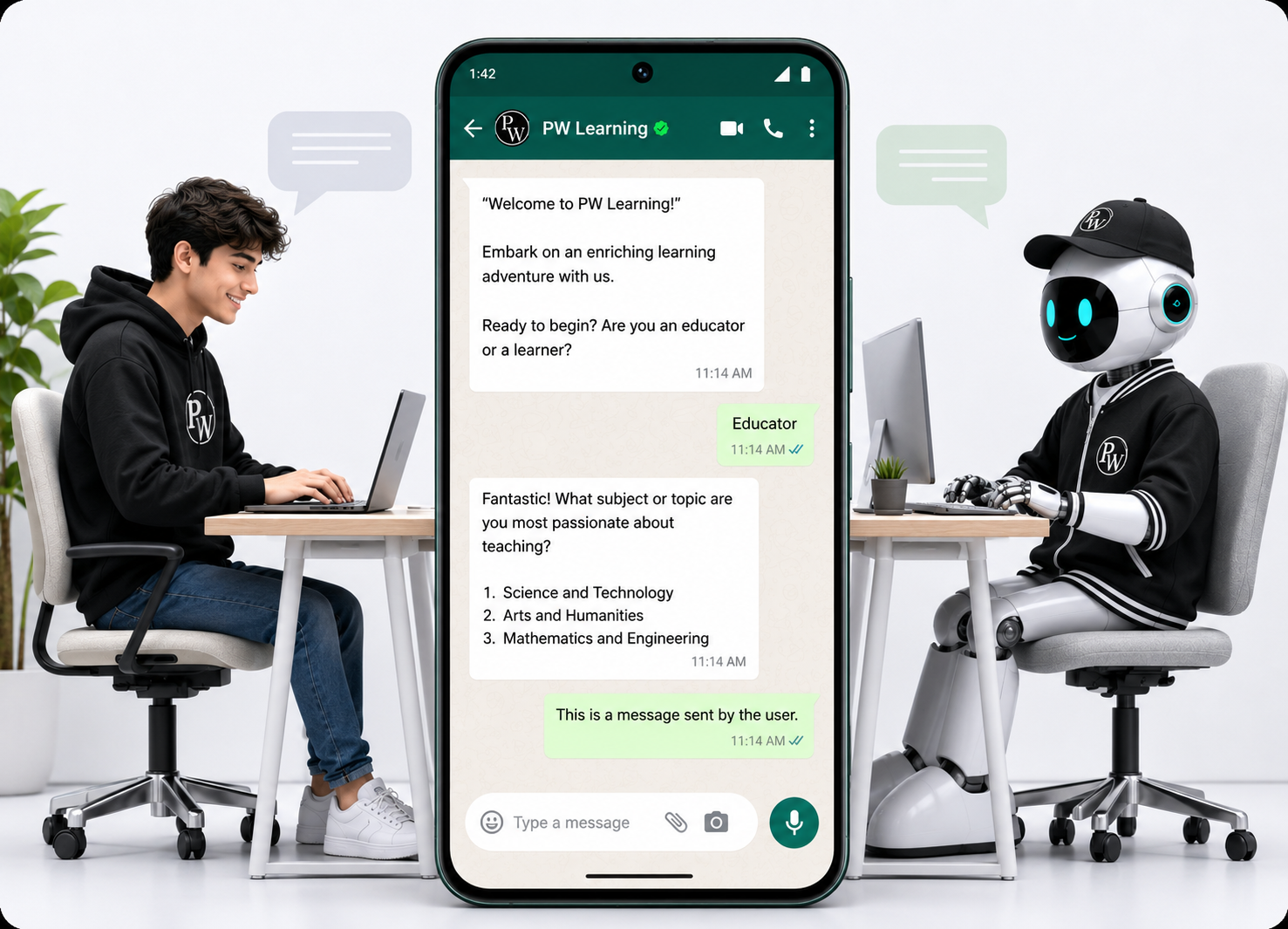 AI assisted WhatsApp conversations